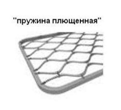 Кровать металлическая П-образная одинарная